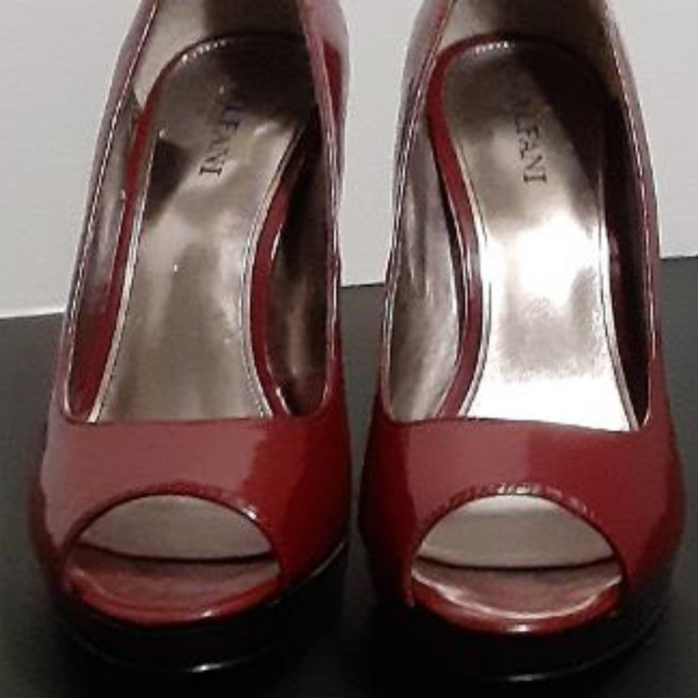 Alfani Women's Candy Apple Red High Heel Open Toe